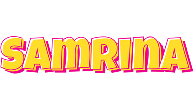 Samrina kaboom logo