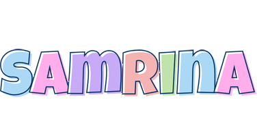Samrina pastel logo