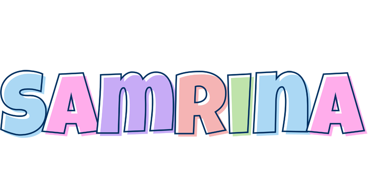 Samrina pastel logo