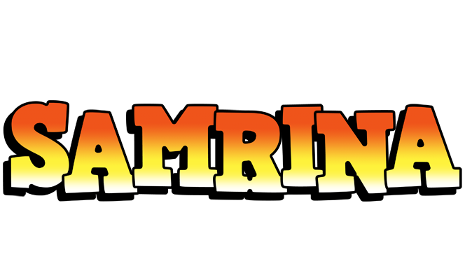 Samrina sunset logo