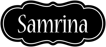Samrina welcome logo