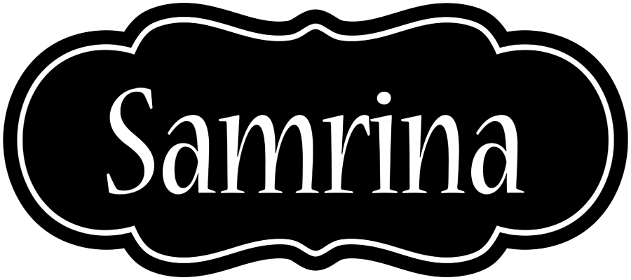 Samrina welcome logo