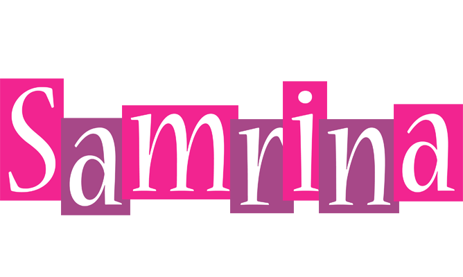 Samrina whine logo