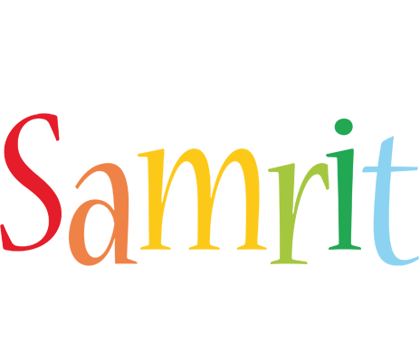 Samrit birthday logo