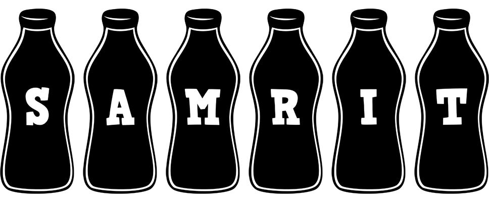 Samrit bottle logo