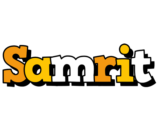 Samrit cartoon logo
