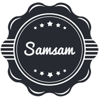 Samsam badge logo