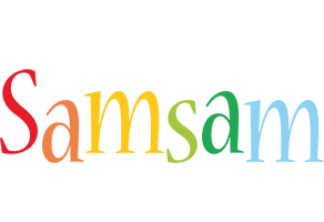 Samsam birthday logo