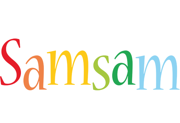 Samsam birthday logo