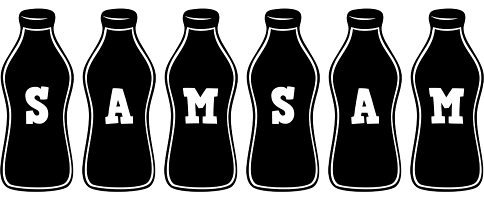 Samsam bottle logo