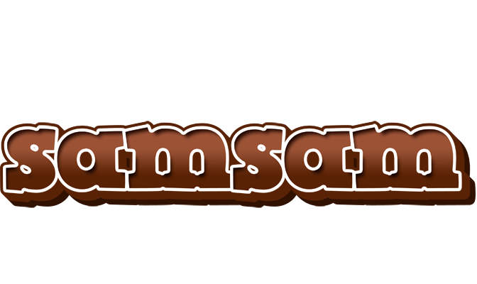 Samsam brownie logo