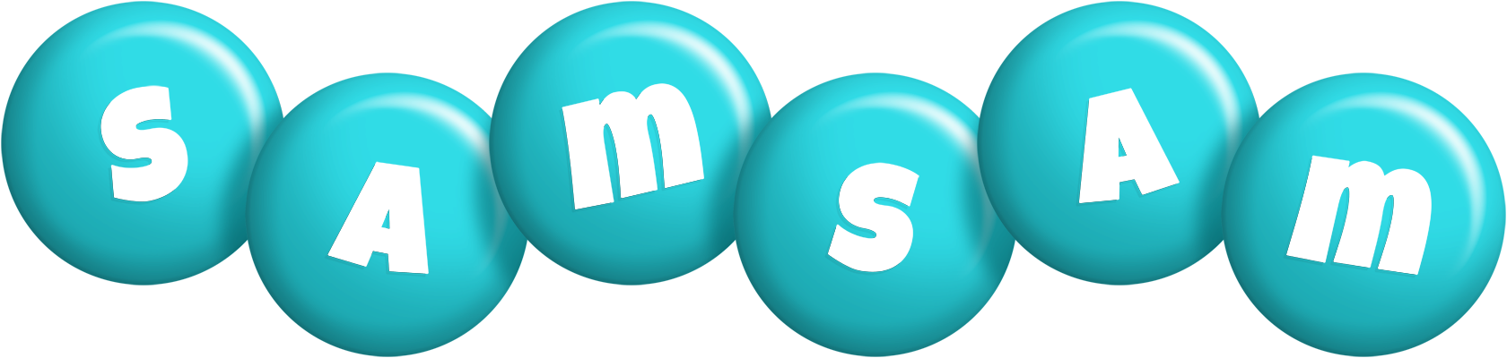 Samsam candy-azur logo