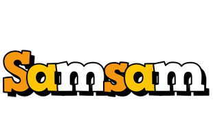 Samsam cartoon logo