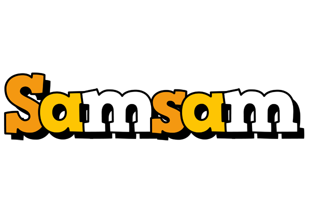Samsam cartoon logo