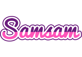 Samsam cheerful logo