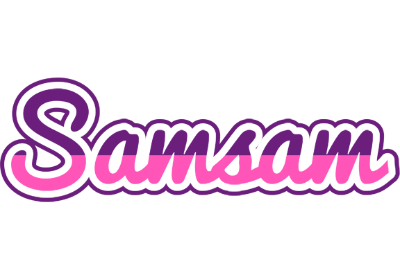 Samsam cheerful logo