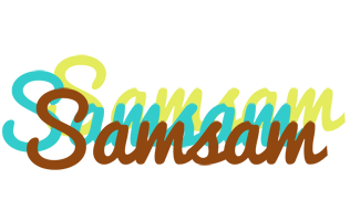 Samsam cupcake logo