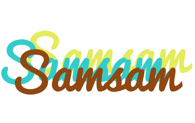 Samsam cupcake logo