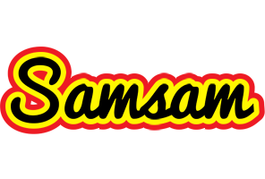 Samsam flaming logo