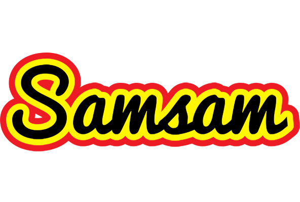 Samsam flaming logo