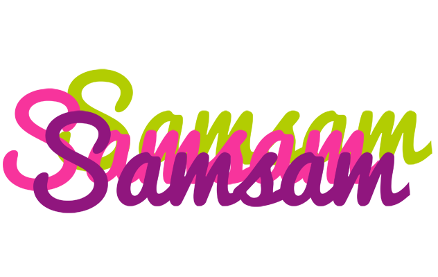 Samsam flowers logo