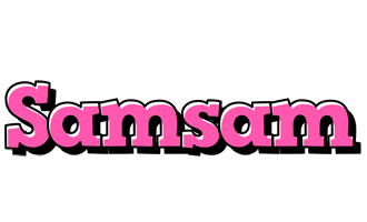 Samsam girlish logo