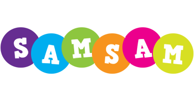 Samsam happy logo