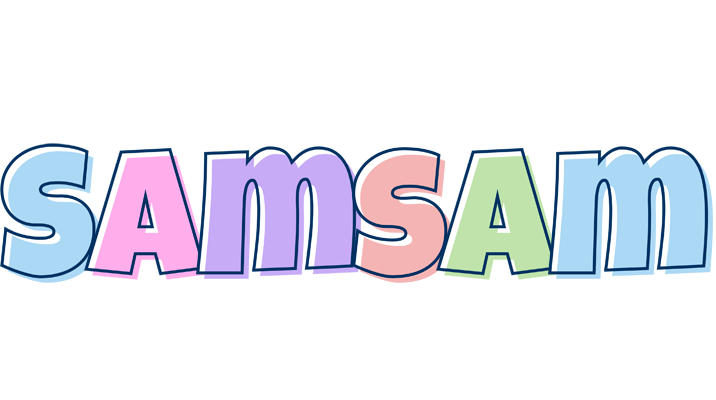 Samsam pastel logo