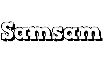 Samsam snowing logo