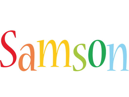 Samson birthday logo