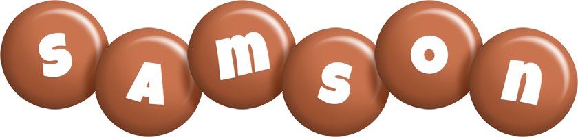 Samson candy-brown logo