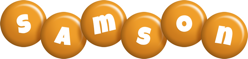 Samson candy-orange logo