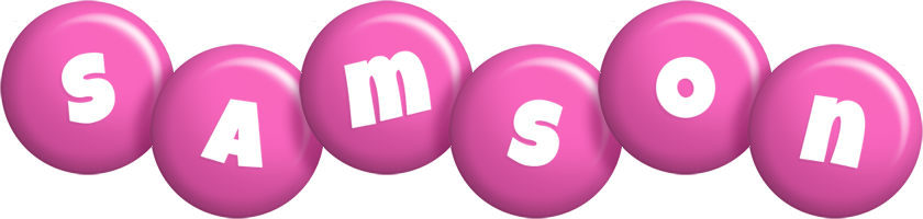 Samson candy-pink logo