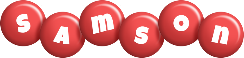 Samson candy-red logo