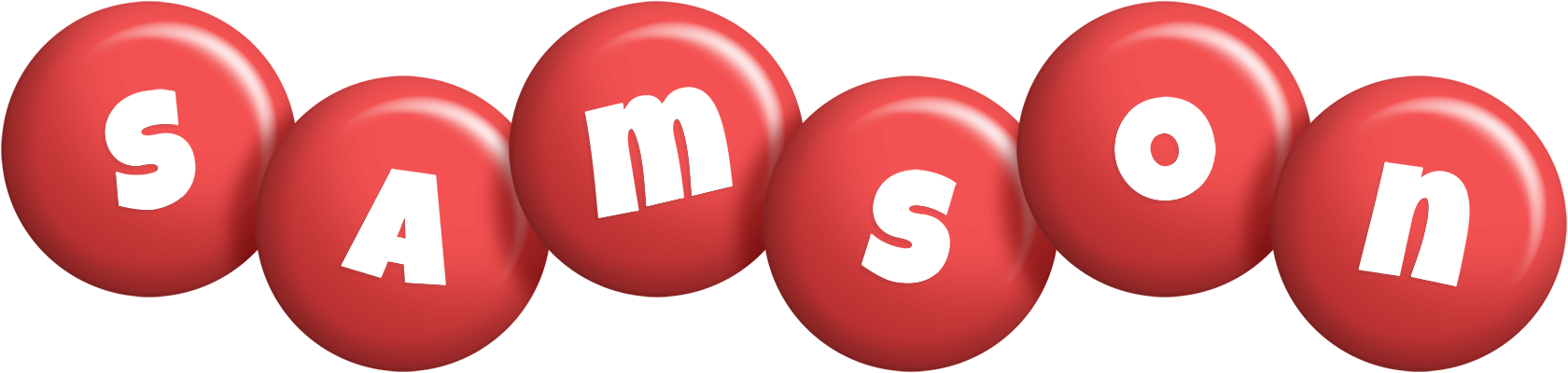 Samson candy-red logo