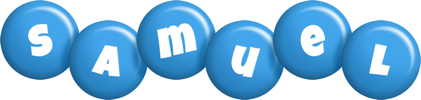Samuel candy-blue logo