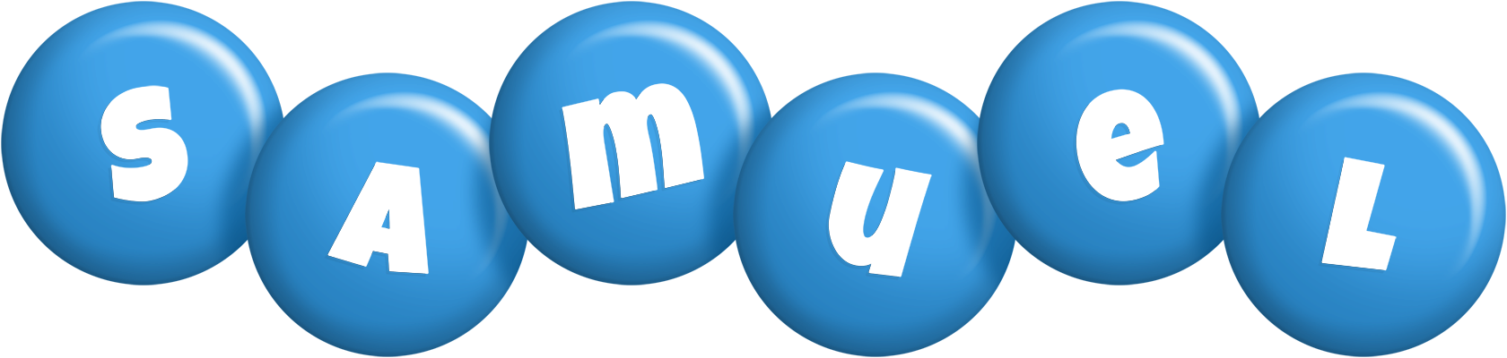 Samuel candy-blue logo