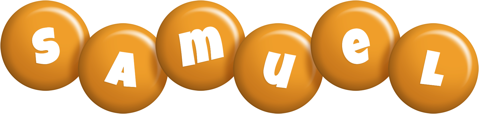 Samuel candy-orange logo