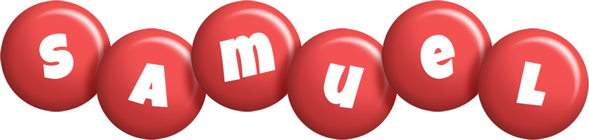 Samuel candy-red logo