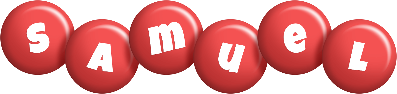 Samuel candy-red logo