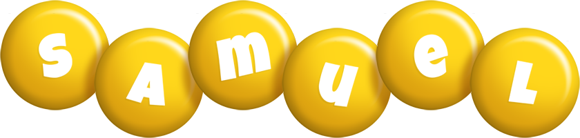 Samuel candy-yellow logo