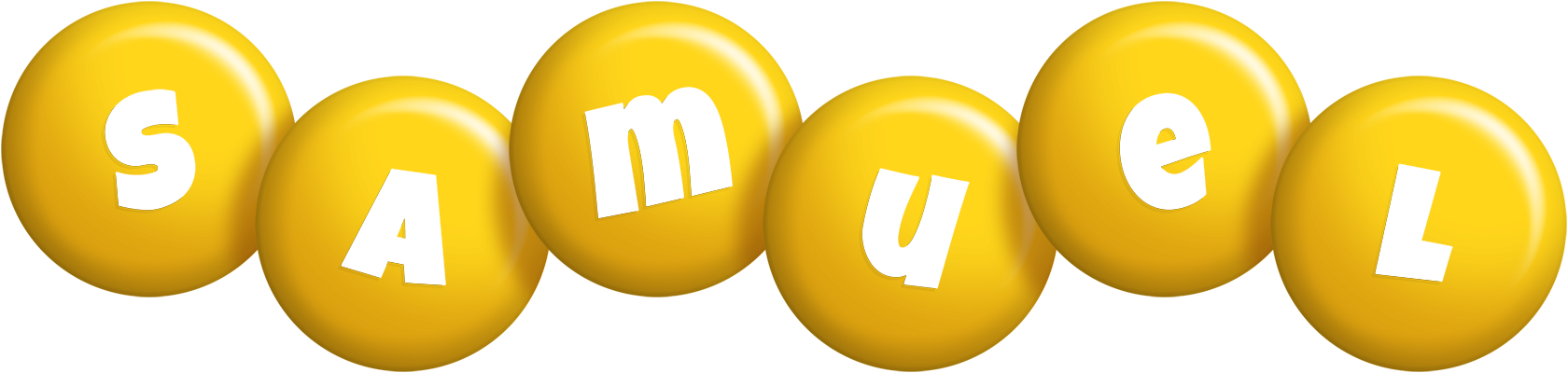 Samuel candy-yellow logo