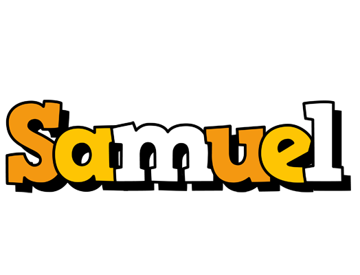 Samuel cartoon logo