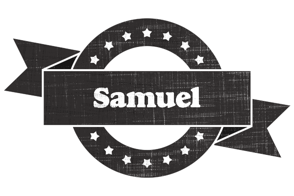 Samuel grunge logo