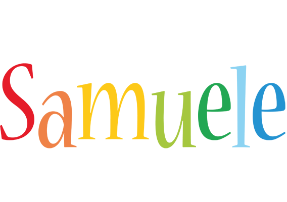 Samuele birthday logo