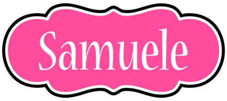 Samuele invitation logo