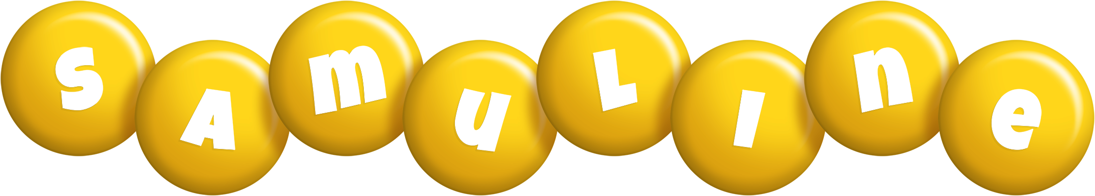 Samuline candy-yellow logo