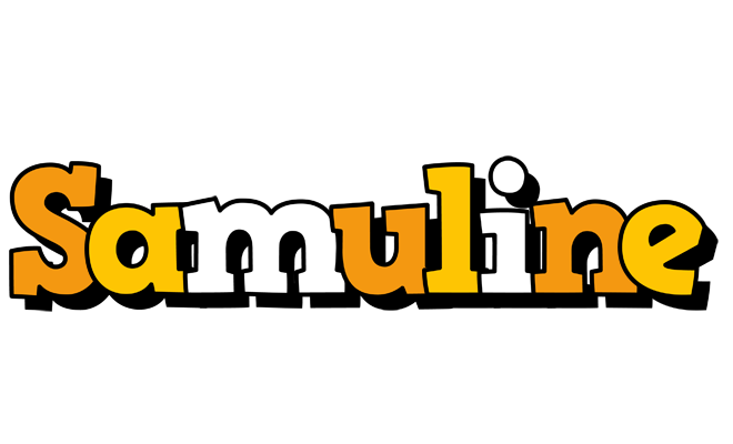 Samuline cartoon logo