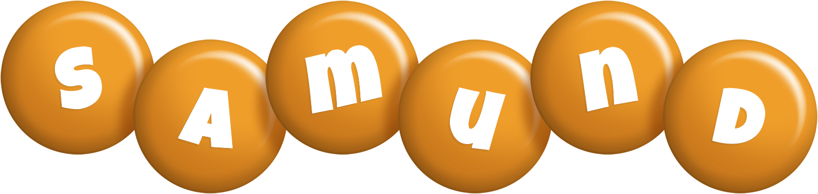 Samund candy-orange logo