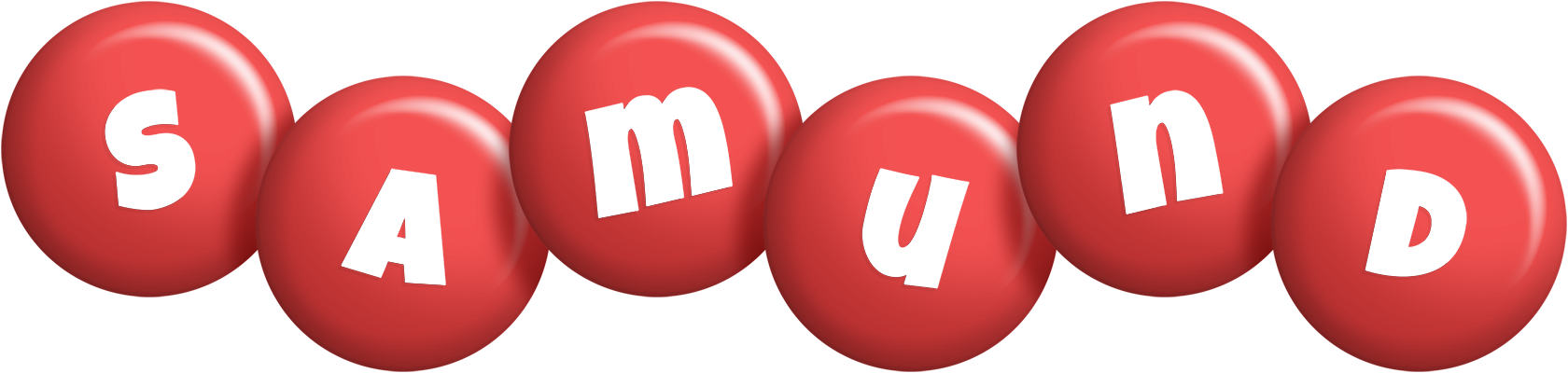 Samund candy-red logo